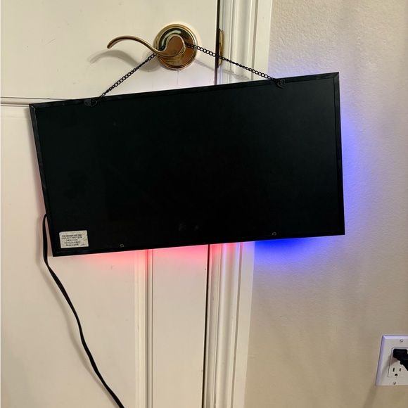 LED Bar Sign with Multicolor Lights Plug In - Picture 4 of 8